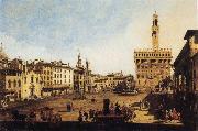 Bernardo Bellotto Piazza della Signoria in Florence oil painting picture wholesale